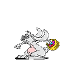 Gif animé Pâques lapin